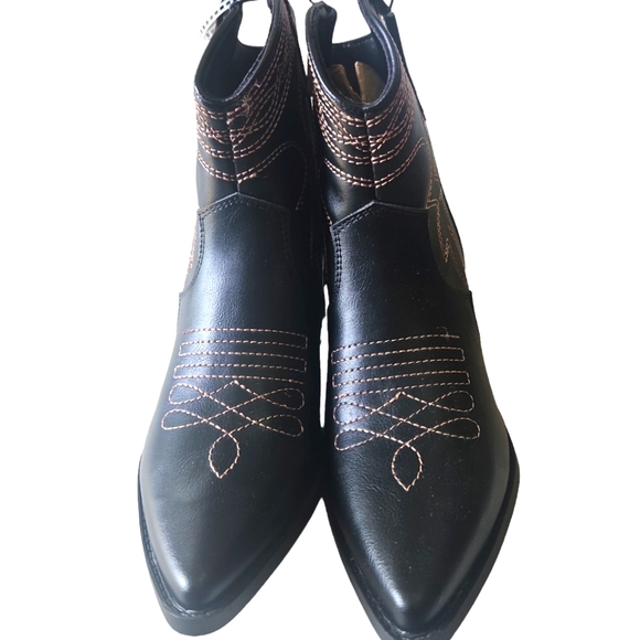 Indigo Rd Iradikan Consrasting Stitch Pink Embroidered Western Boots Size 5.5 M - Picture 3 of 16